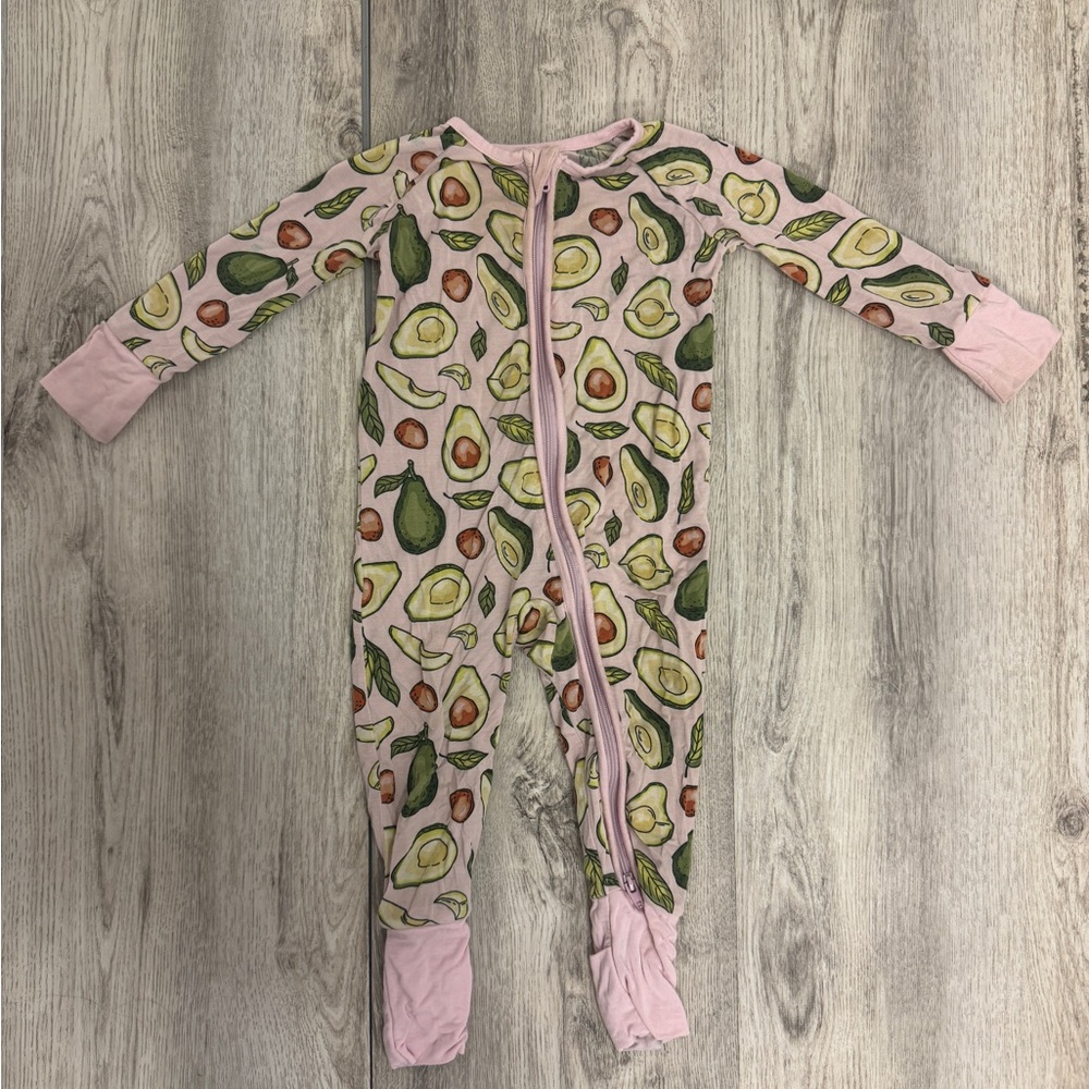 Little Sleepies Avocado Print Kids One Piece Pajama